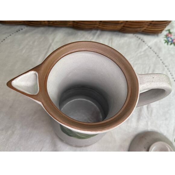 Vintage Studio Pottery by Eddy K (Eddy Kourishima) Dall Sheep Coffee Tea Pot USA - Picture 9 of 14